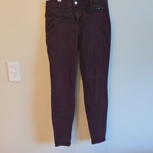 J Brand Burgundy Jeans